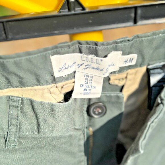 H&M Straight Men's Green Pants - Picture 4 of 8